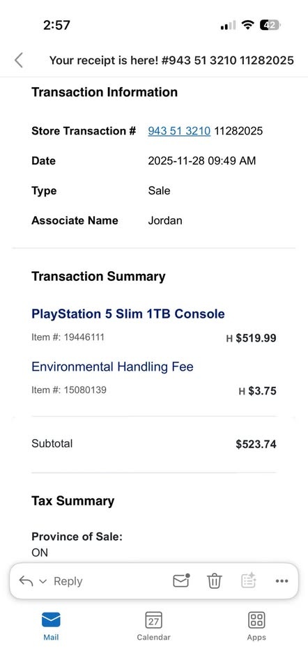 PS5 Slim 1TB Console - photo 4