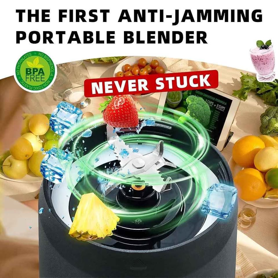 Portable Blender, Anti-Jamming 300 Watt - photo 2