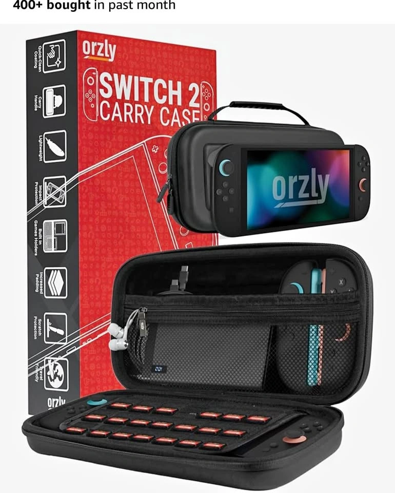 Orzly Carry Case for Nintendo Switch 2 (2025)