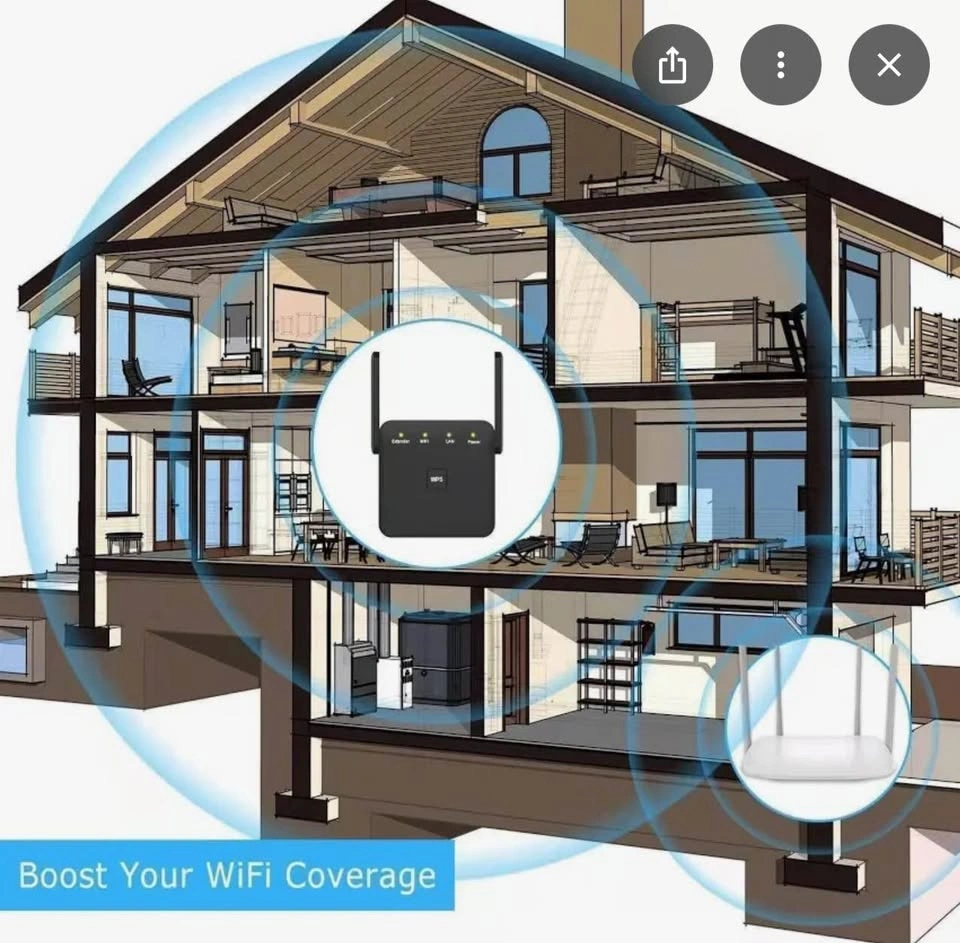 300Mbps Fastest WiFi Extender Signal Booster - photo 5