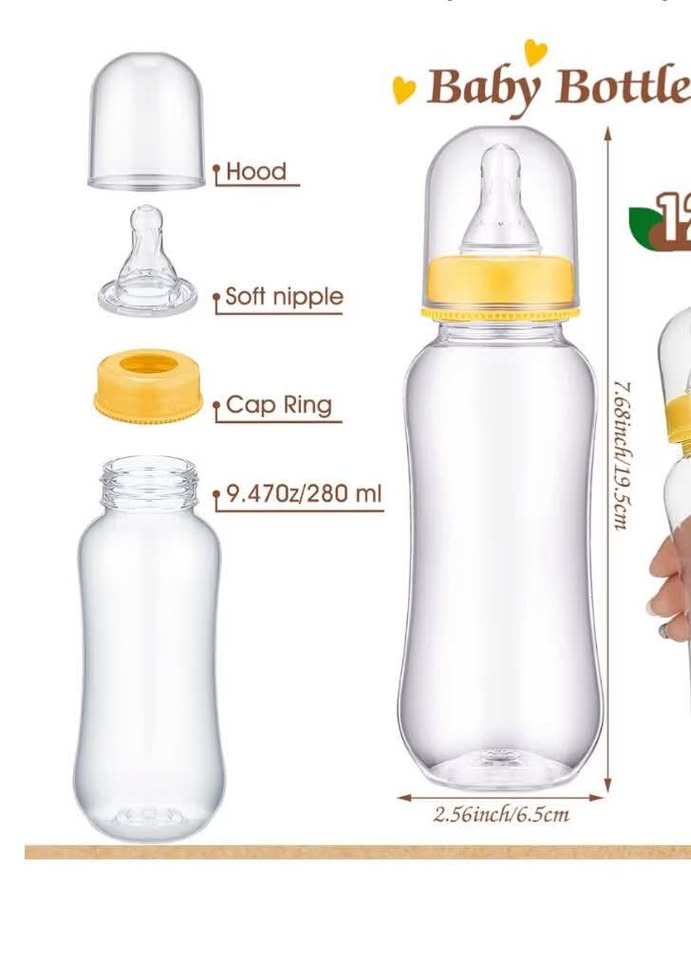 10 Pcs Bottle Chug Baby Shower Game with Wooden Sign - photo 4