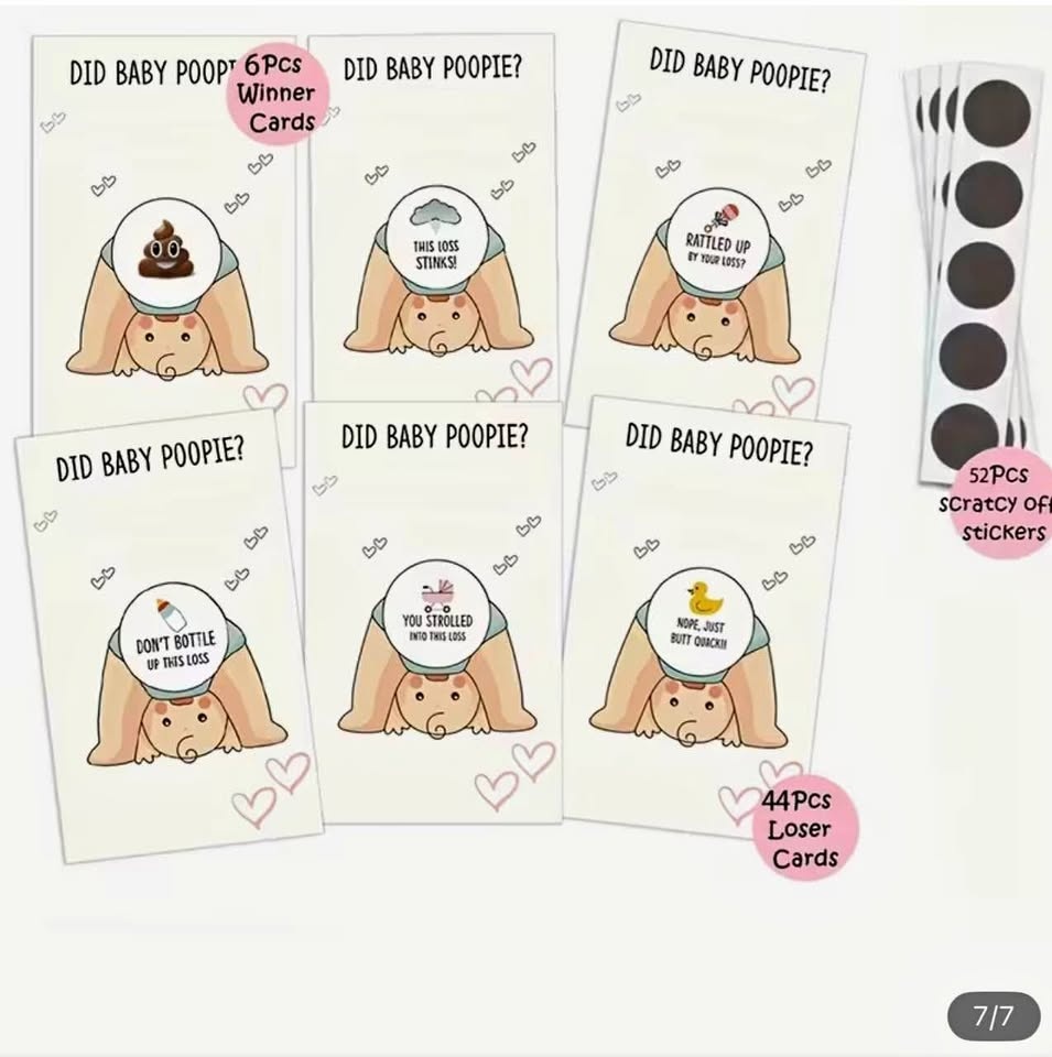 Baby Shower Scratch Game