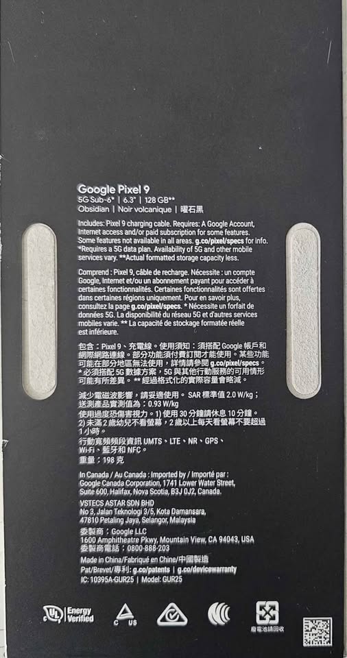 Google Pixel 9 128 Obsidian Like New - photo 2