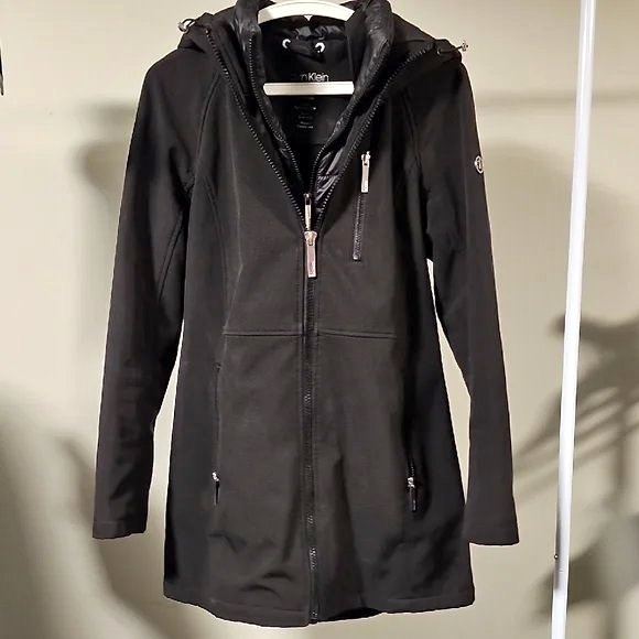 Calvin Klein Women's Black Ski Jacket Size M