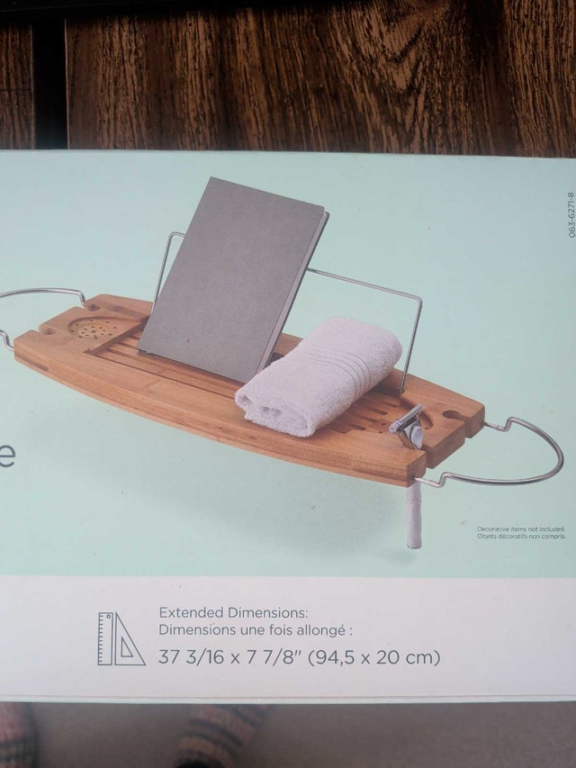 Bamboo Bathtub Caddy