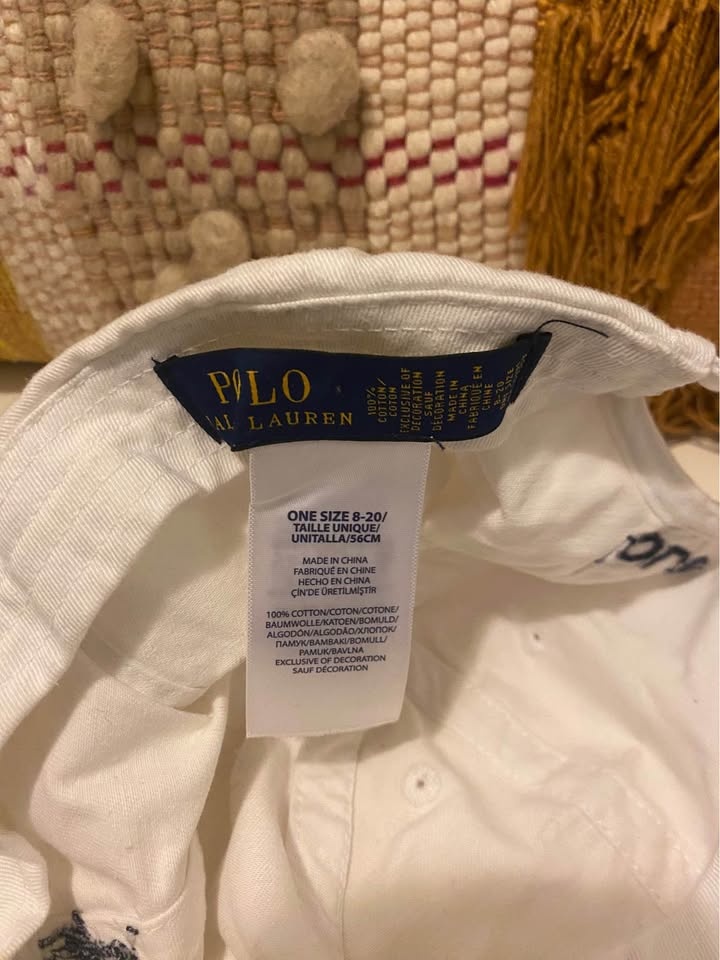 White Women’s Polo Ralph Lauren Cap - photo 3