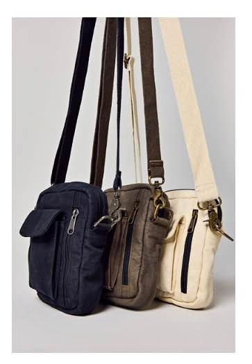 Urban Outfitters Mike Mini Canvas Crossbody Pouch