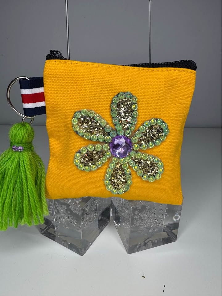Bingo 🧡 Cute Colorful Embellished Tassel Keyring Pouches - photo 4