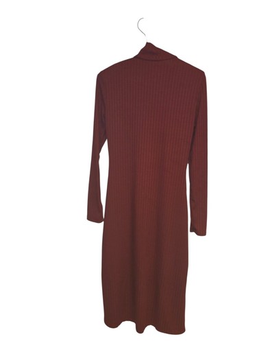 Red Long Dress with Slit and Larger Sleeves - Small - photo 4