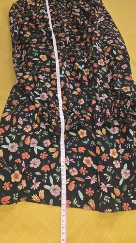 Romantic Floral Dress Women Soft Flowing Lightweight Multicolor - photo 4