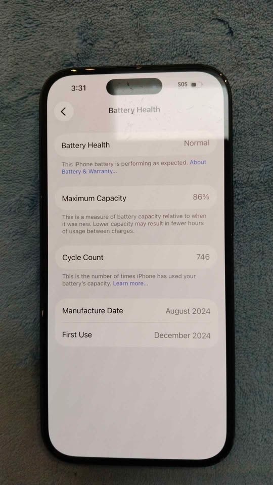 iPhone 15 128 GB 86% - photo 3