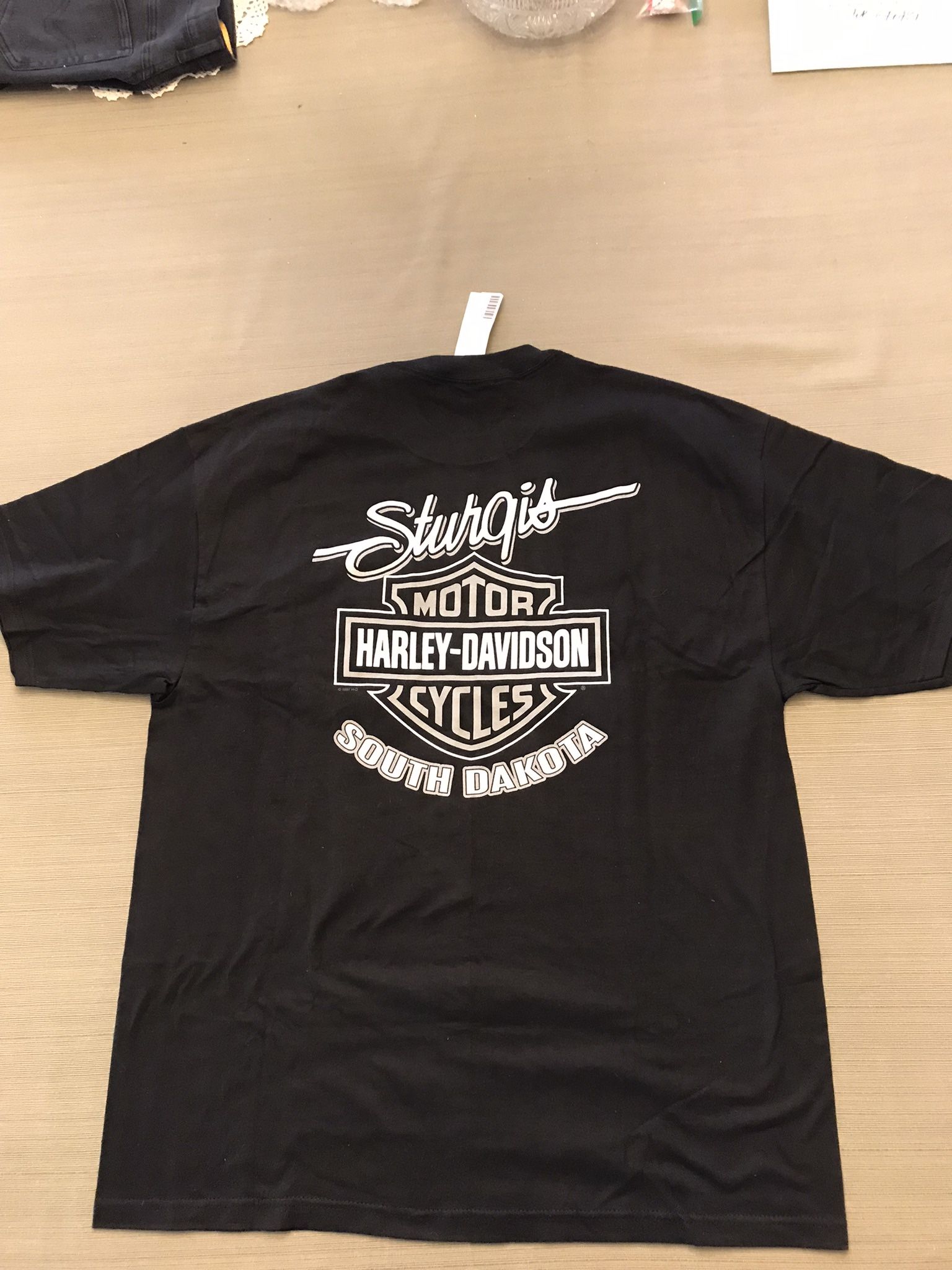 HARLEY DAVIDSON 4 T-SHIRTS. NEW—X-LARGE