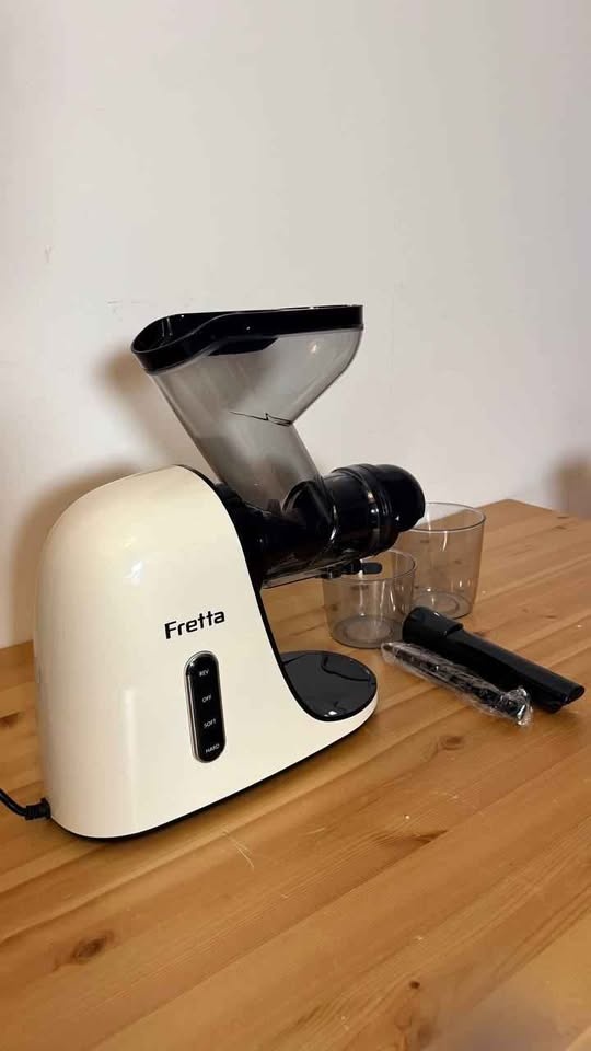 Fretta Cold Press Masticating Juicer Slow, New - photo 4