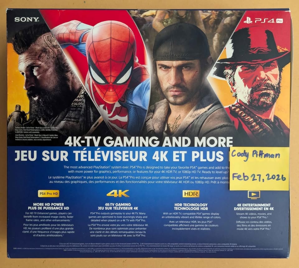 CIB PlayStation 4 Pro 1TB - photo 2