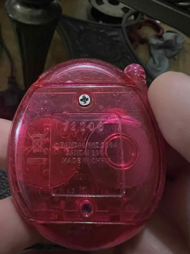 Tamagotchi Connection V3 2004 Transparent Pink Shell - photo 2
