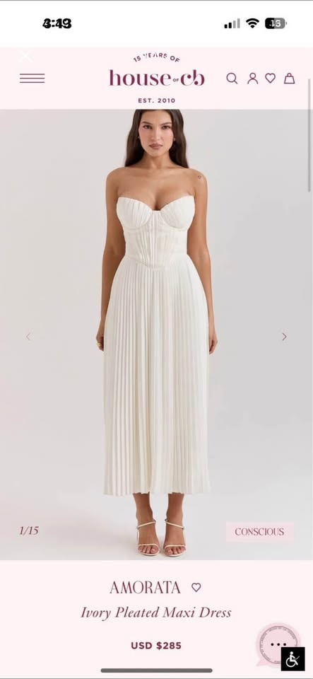 House of CB Amorata Dress - Bridal Shower/Bachelorette!