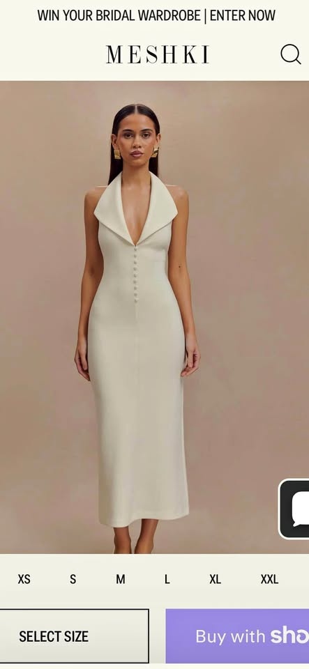 Meshki White Dress