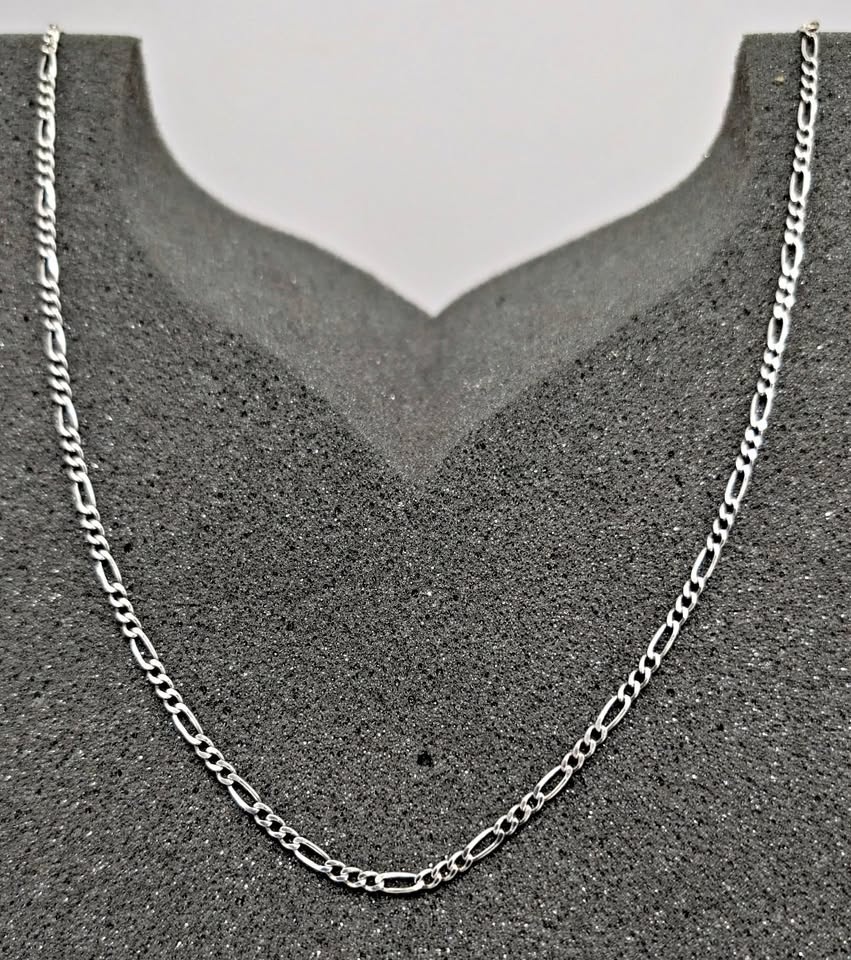 Silver Figaro Chain