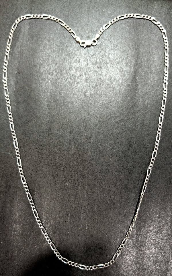 Silver Figaro Chain - photo 2