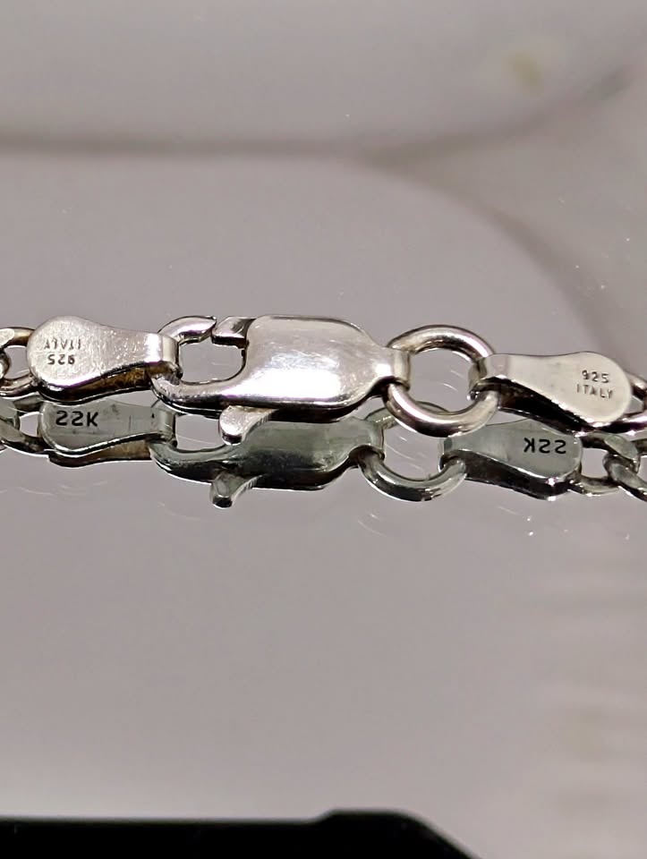 Silver Figaro Chain - photo 3