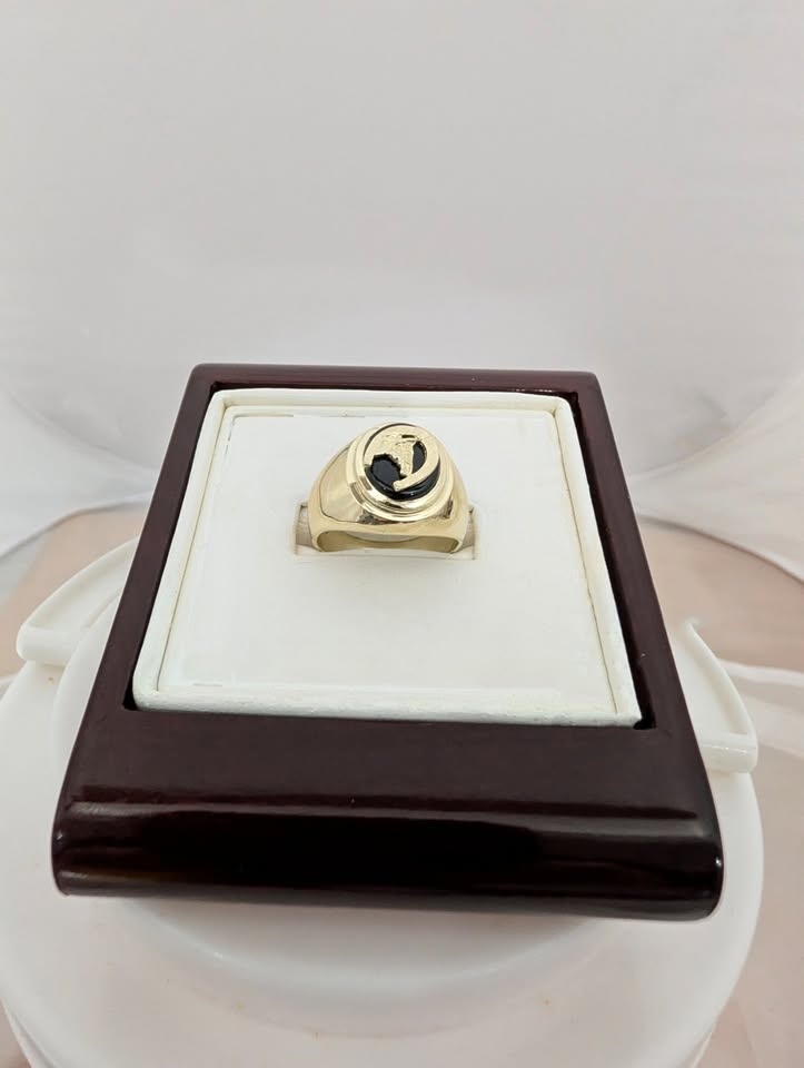 10K Men's Horseshoe Ring - photo 2