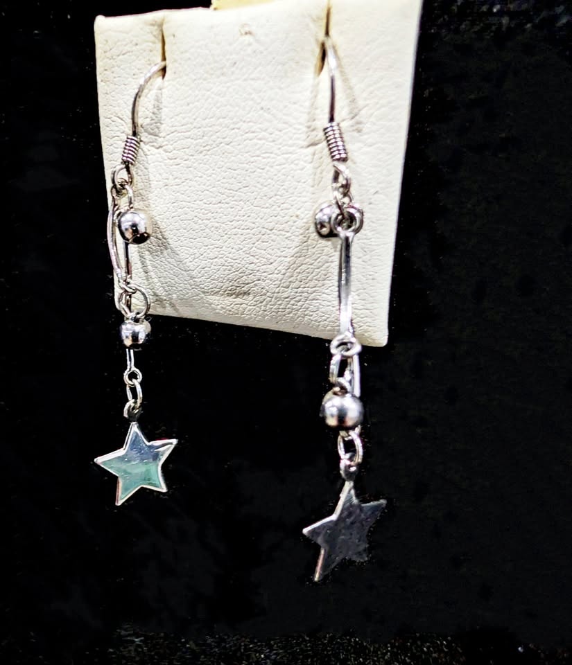 Silver Dangle Earrings - photo 2