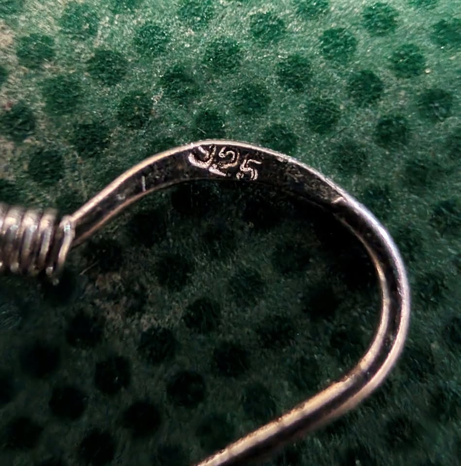 Silver Dangle Earrings - photo 3