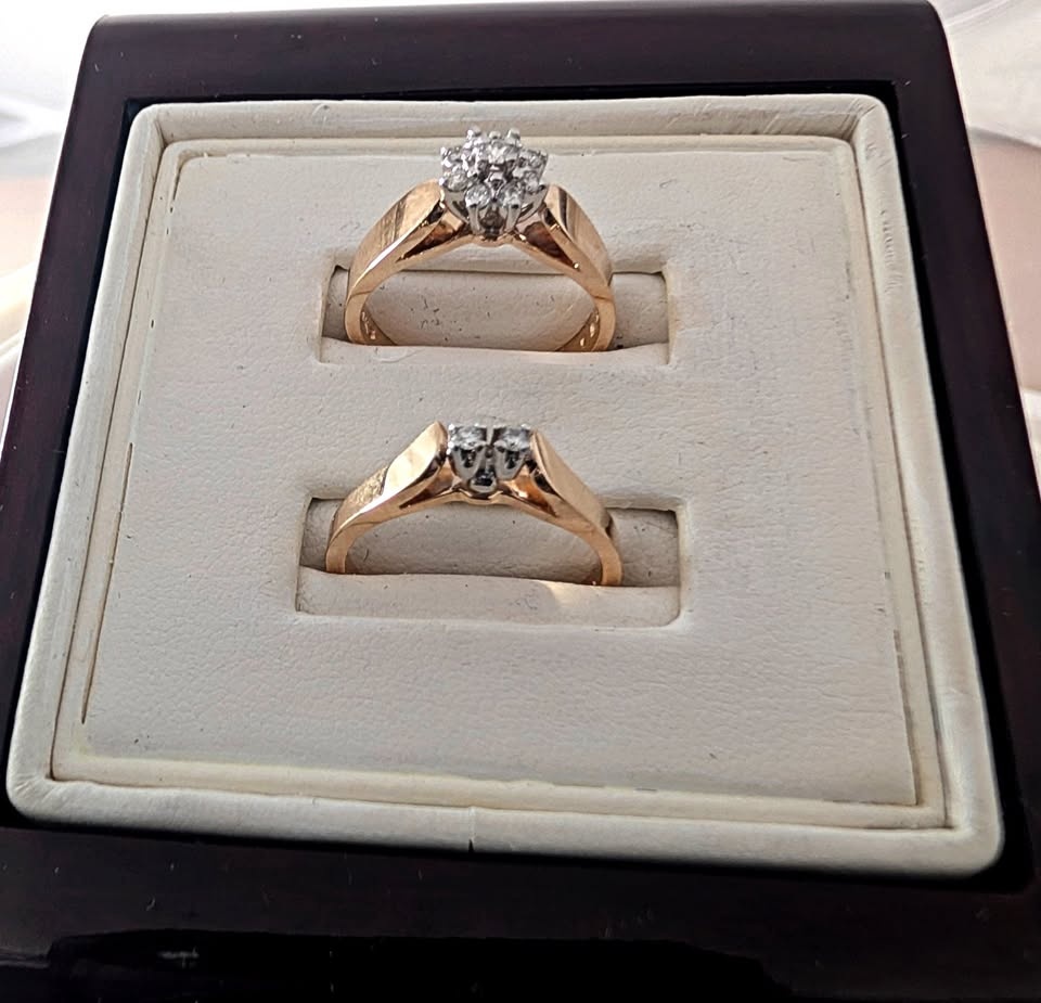 14k Gold Diamond Ring Set 2 - photo 3