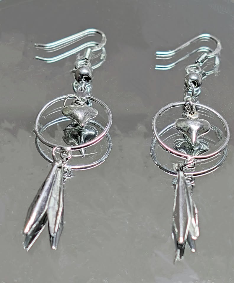 Fancy Silver earrings - photo 2