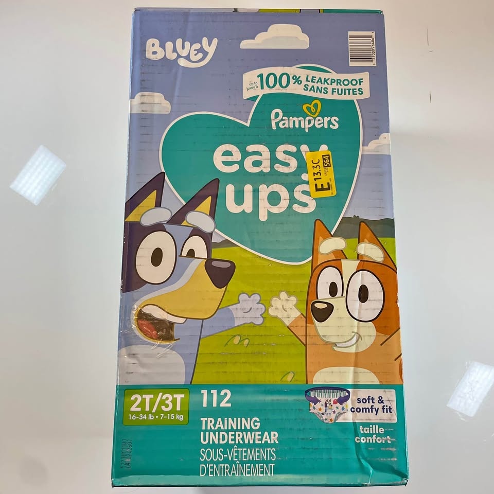 Pampers Easy Ups Training Pants Size 2T-3T - 112 Pack
