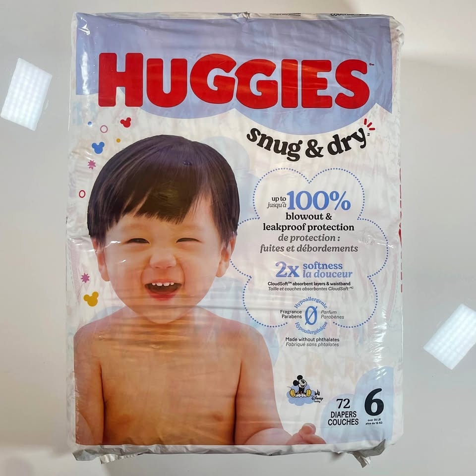 Huggies Diapers Size 6 - 72 Pack