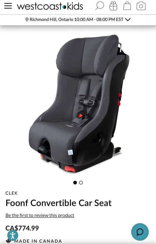 Clek Foonf Car Seat