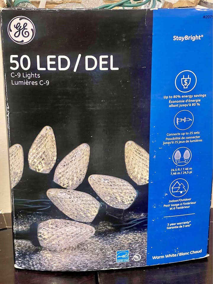 LED Christmas Lights 50L Warm White