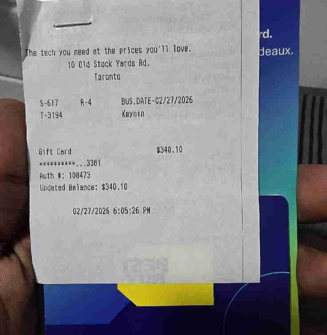 Best Buy Gift Card $340.10 CAD - photo 3