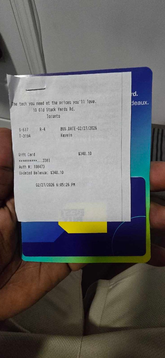 Best Buy Gift Card $340.10 CAD - photo 4