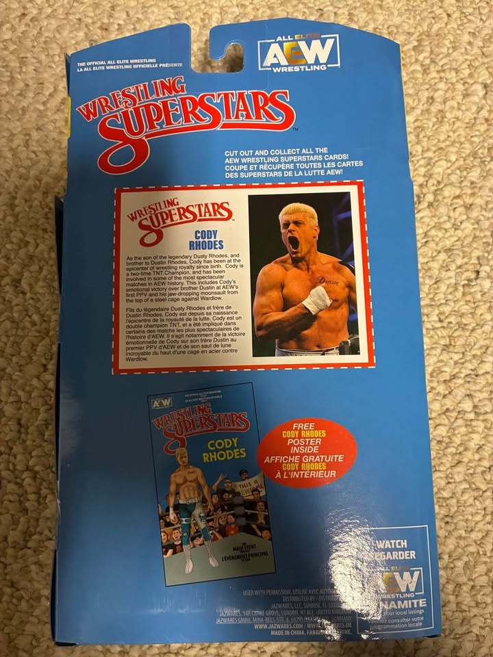 Cody Rhodes LJN AEW Figure - photo 2