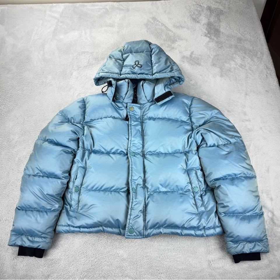 Aritizia TNA The Super Puff Shorty Women's XS Blue Down Jacket
