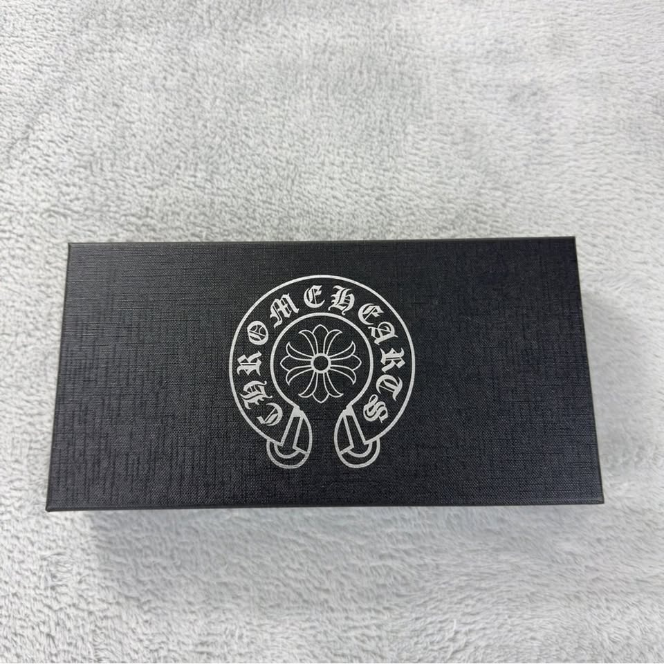 Chrome Hearts Long Zip Wallet - Black Leather, Rolling Stones - photo 4
