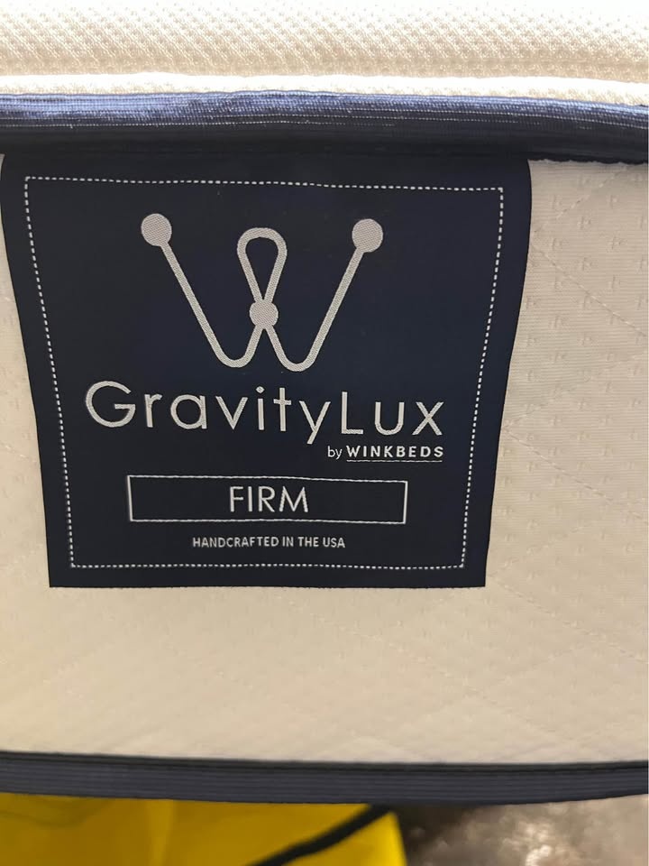 GravityLux King Mattress - Firm, Like New - photo 2