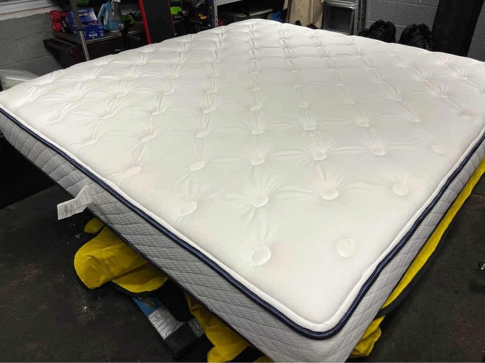GravityLux King Mattress - Firm, Like New - photo 3