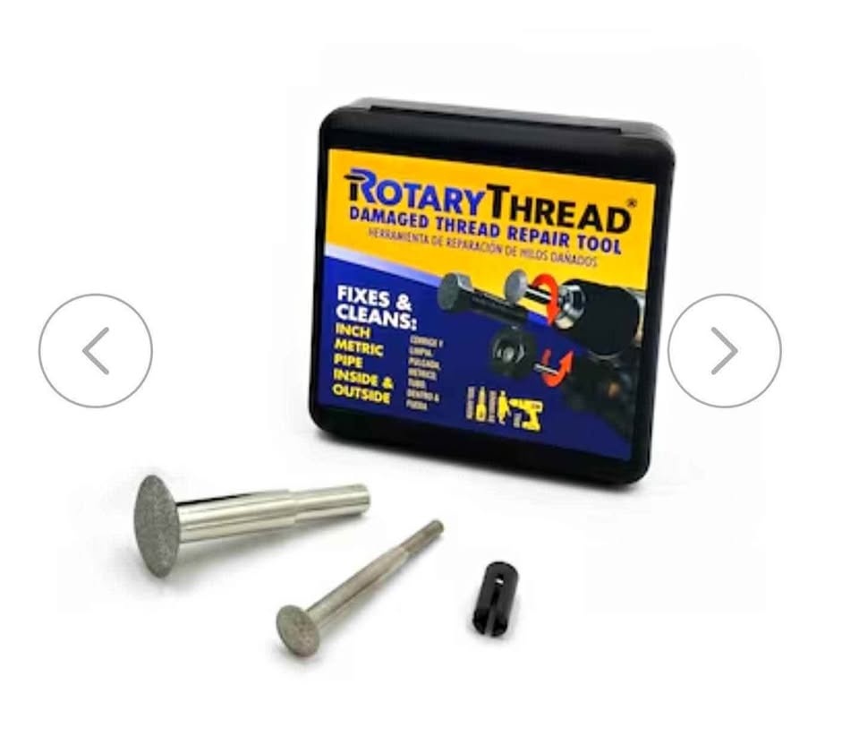 Rotary Thread 2-Piece Set - Thread Filing Tool