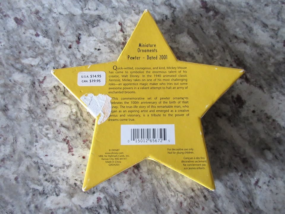 Walt's 100th Anniversary Hallmark Keepsake Ornaments - Sorcerer' - photo 3