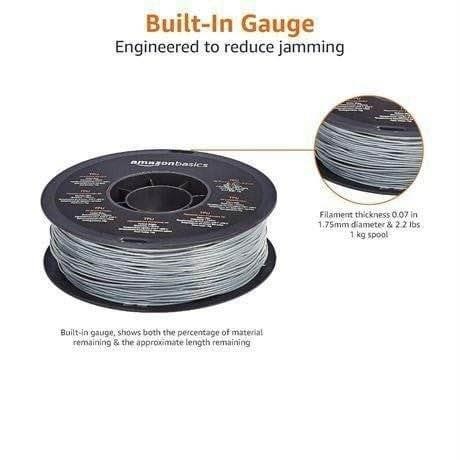 Amazon Basics TPU Filament - Grey - photo 2