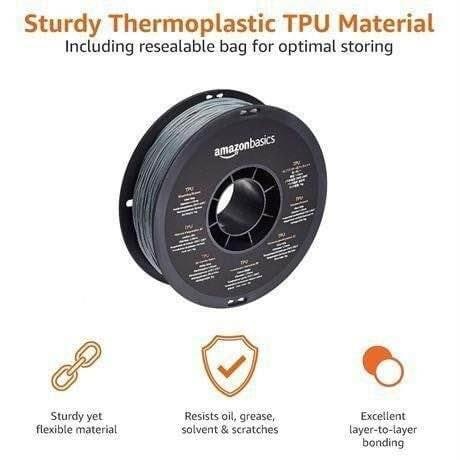 Amazon Basics TPU Filament - Grey - photo 3