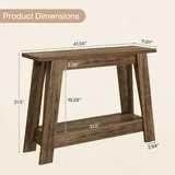 Tribesigns 41.3" Farmhouse Console Table - photo 2