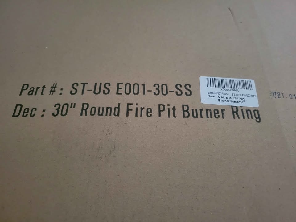 30" Round Fire Pit Burner Ring - photo 5