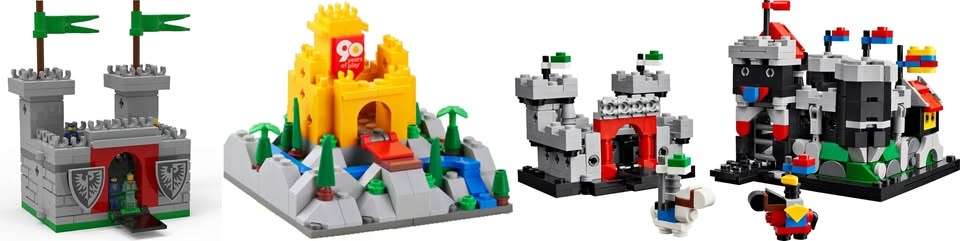 Lego Mini Castle 40775/6487474/6426244 Yellow/Grey/Knight’s Cast