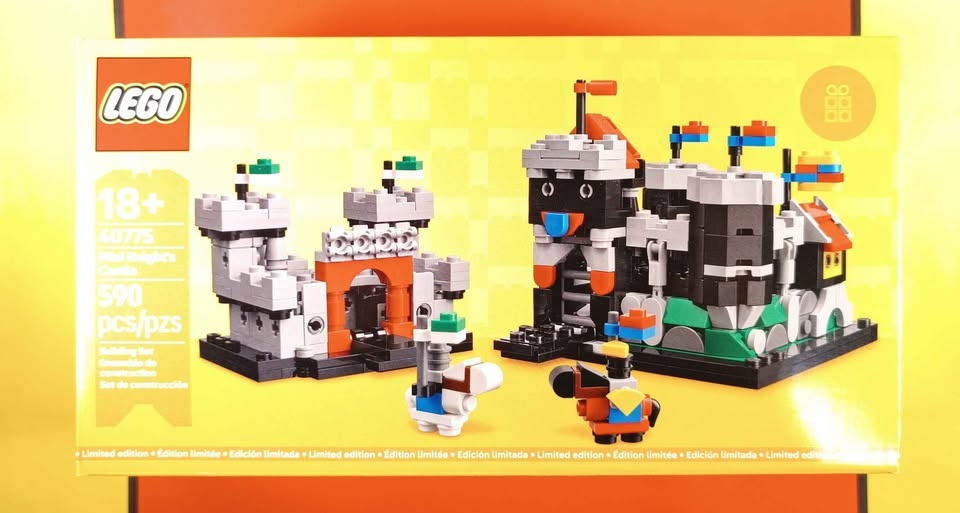 Lego Mini Castle 40775/6487474/6426244 Yellow/Grey/Knight’s Cast - photo 2