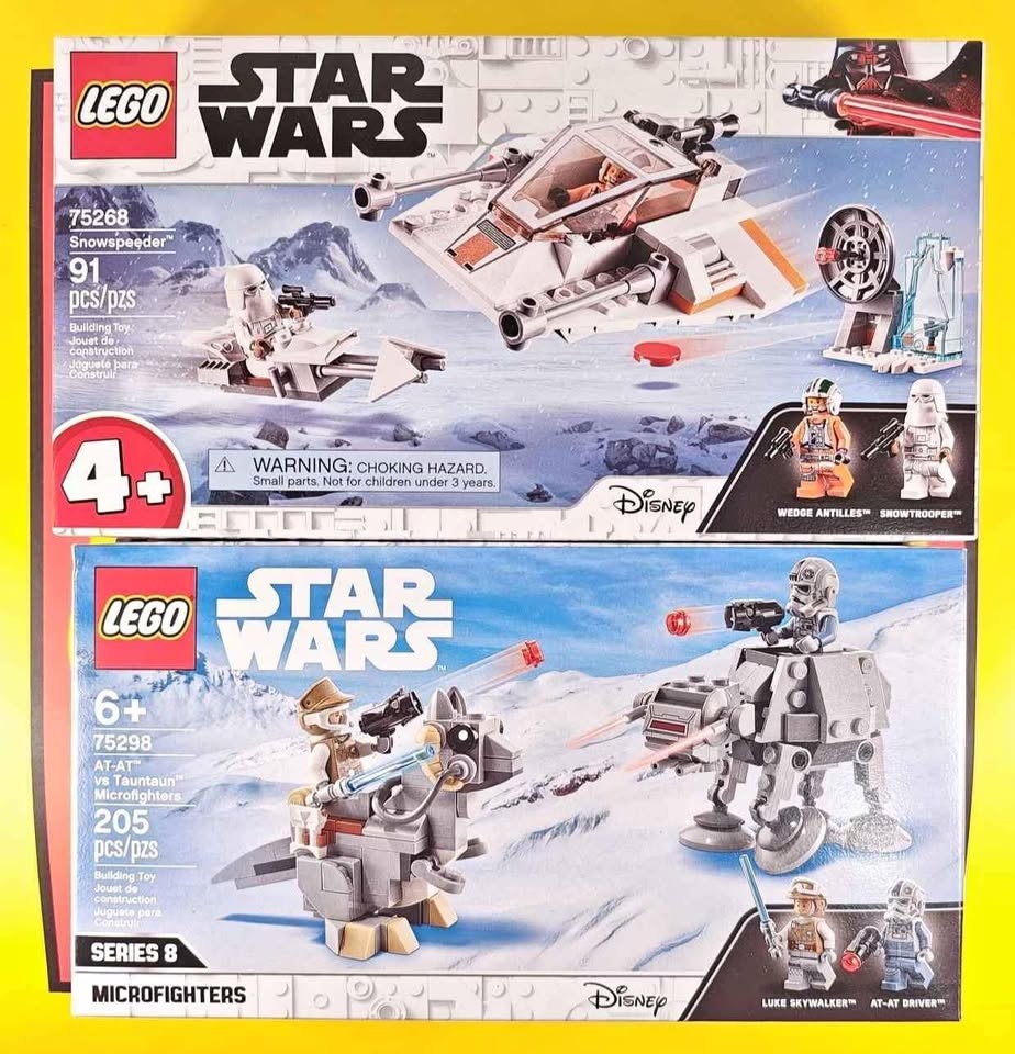 Lego Star Wars 75268/75298 Snowspeeder/AT-AT vs Tauntaun Microfi