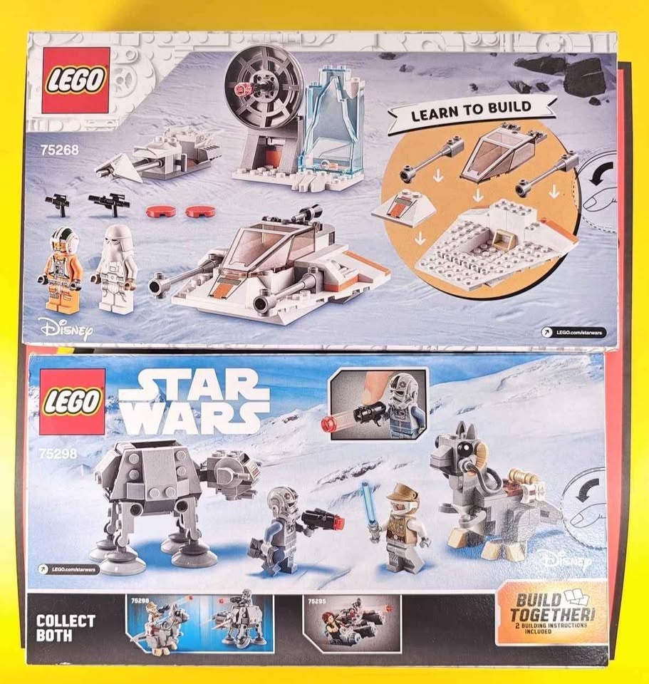 Lego Star Wars 75268/75298 Snowspeeder/AT-AT vs Tauntaun Microfi - photo 2